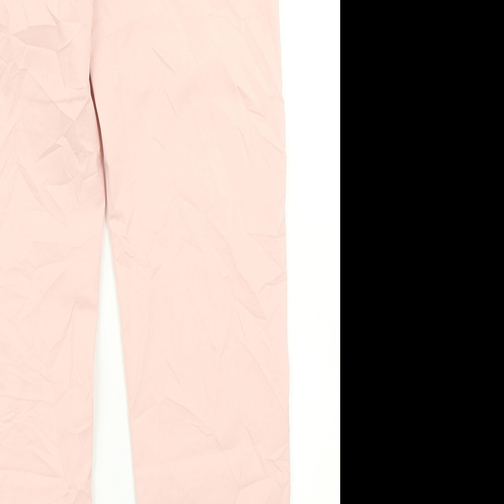 M&S Collection Womens Pink Dress Pants Trousers Size 6 L26 in