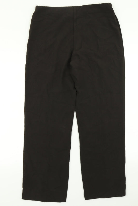 Simply Stock shop Womens Brown Dress Pants Trousers Size 12 L26 in