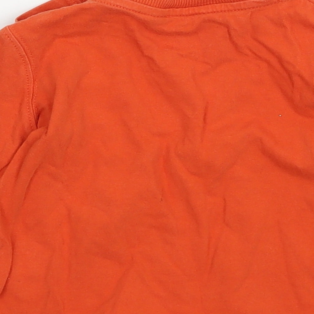 John Lewis Baby Orange Jersey Basic T-Shirt Size 6-9 Months