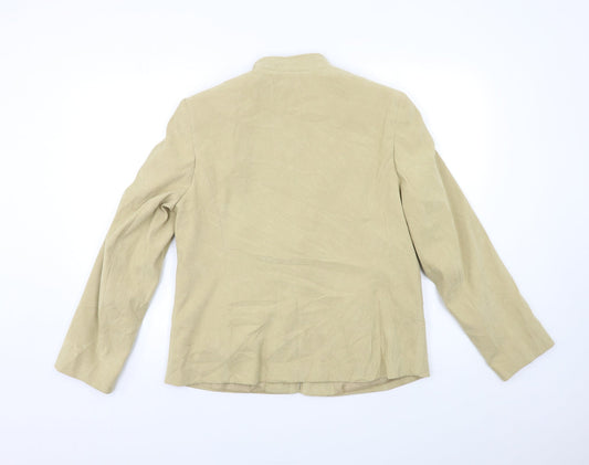 Bonmarché Womens Beige Overcoat Coat Size 14