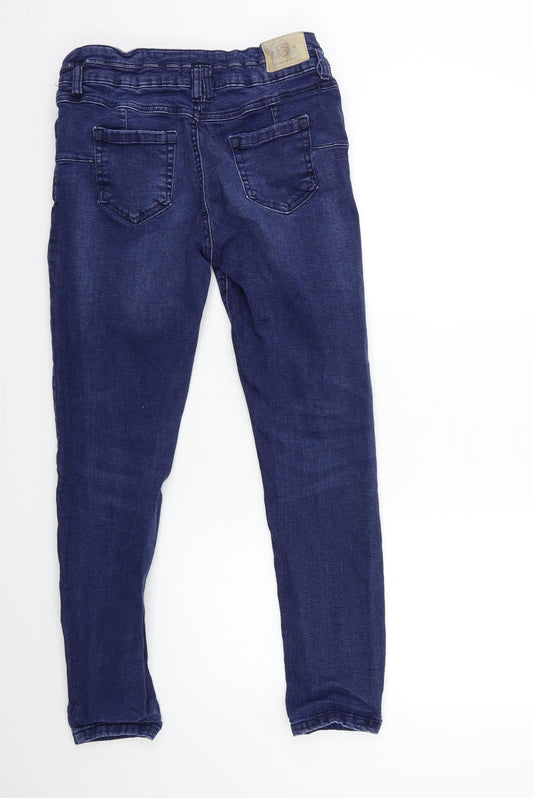 M17 Denim Womens Blue Denim Skinny Jeans Size 14 L28 in
