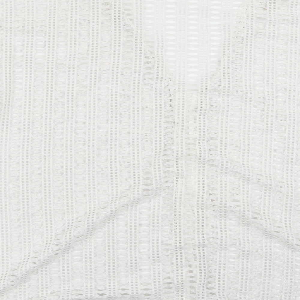 Select Womens White Geometric Pullover Jumper Size M - size s/m