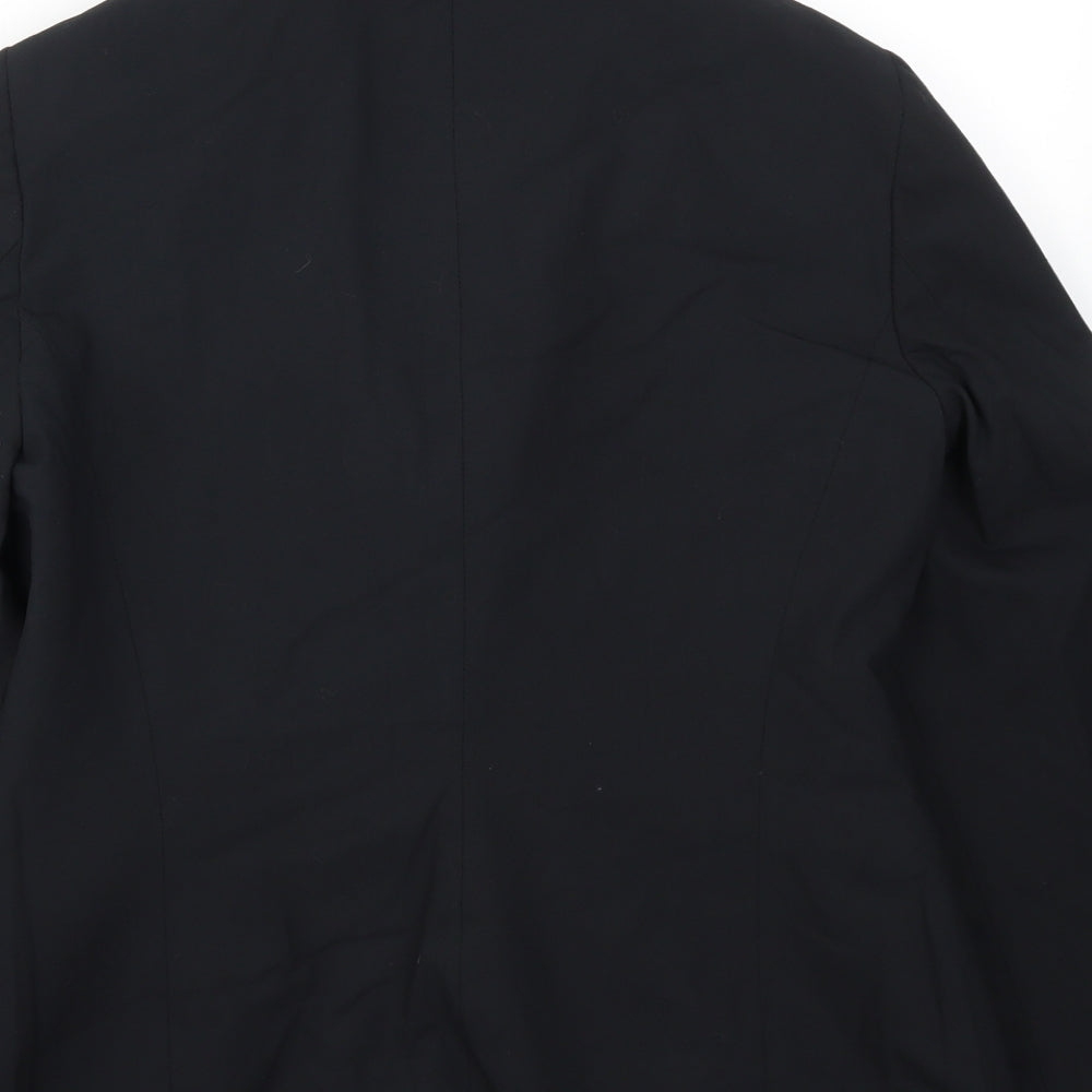 M&S Womens Black Jacket Blazer Size 12