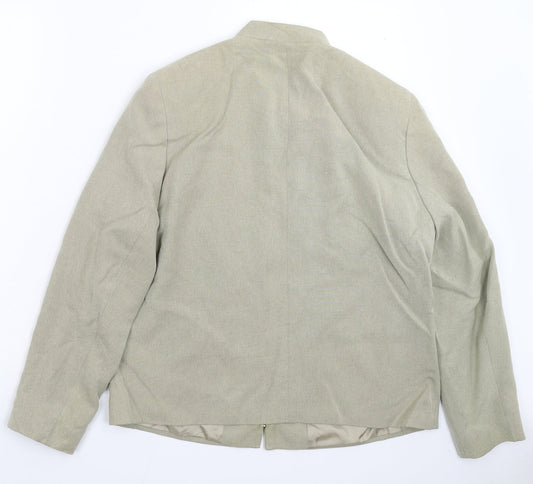 Gerry Weber Womens Grey Jacket Blazer Size 16