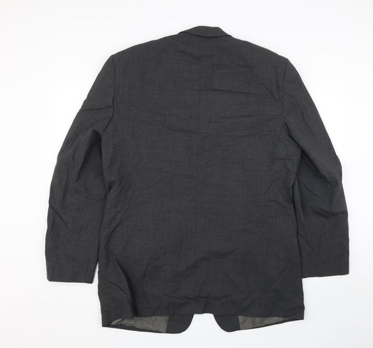 Mongotto Mens Grey Jacket Suit Size 46