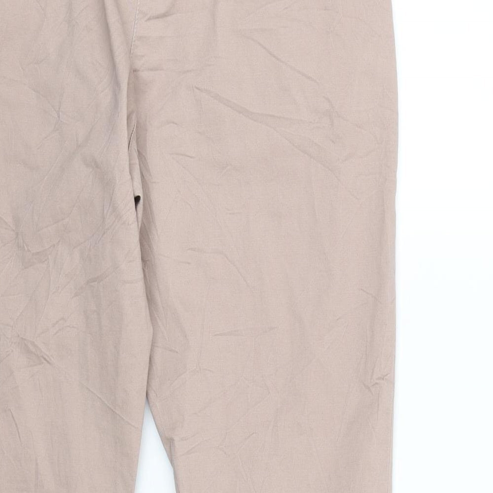 H&M Womens Pink Trousers Size 10 L26 in