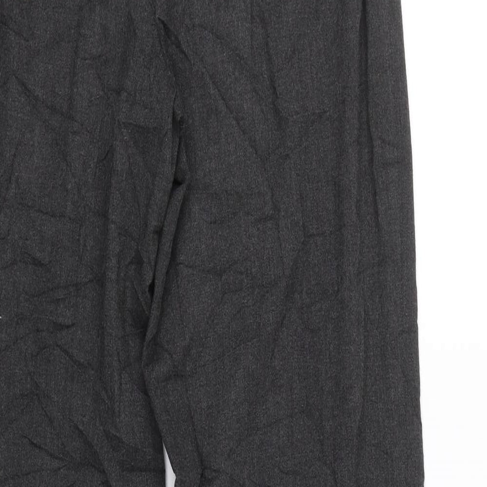 Warehouse Womens Black Trousers Size 10 L28.5 in
