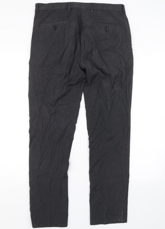 Taylor & Wright Mens Grey Trousers Size 32 L30 in