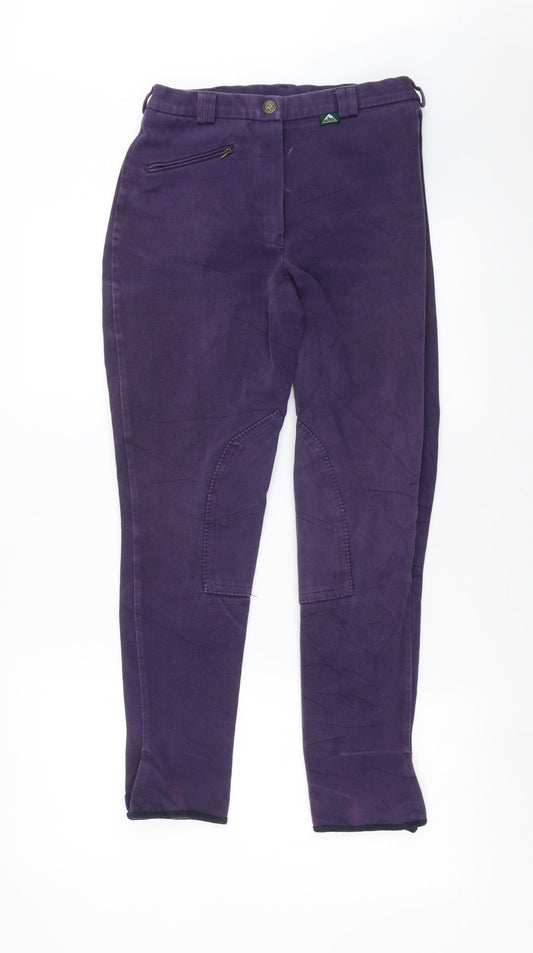 Mountain Horse Womens Purple   Trousers  Size 26 in L27 in