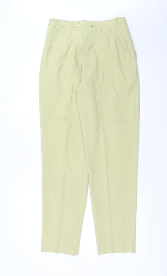 isabell Womens Green Trousers Size 12 L30 in