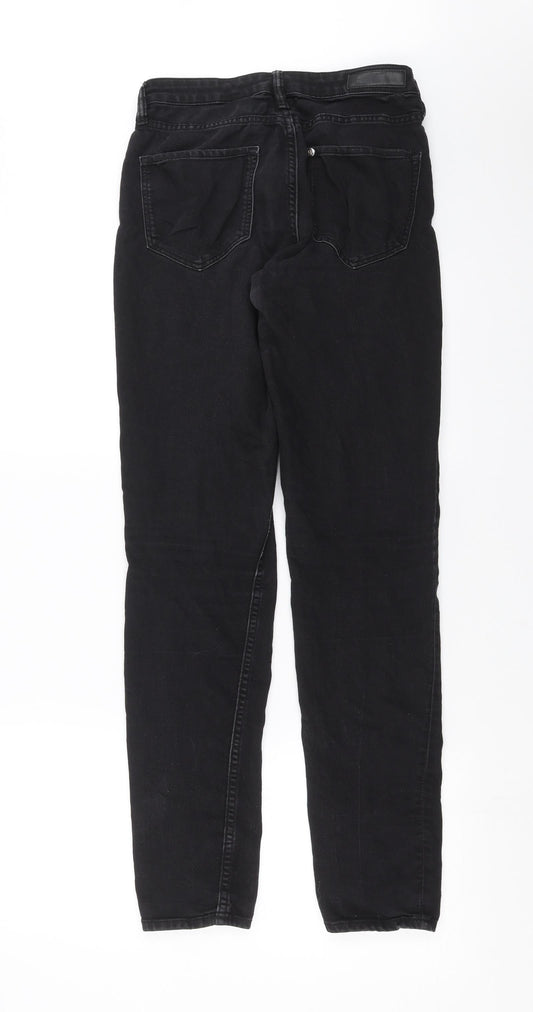 H&M Womens Black Denim Skinny Jeans Size 27 in L31 in