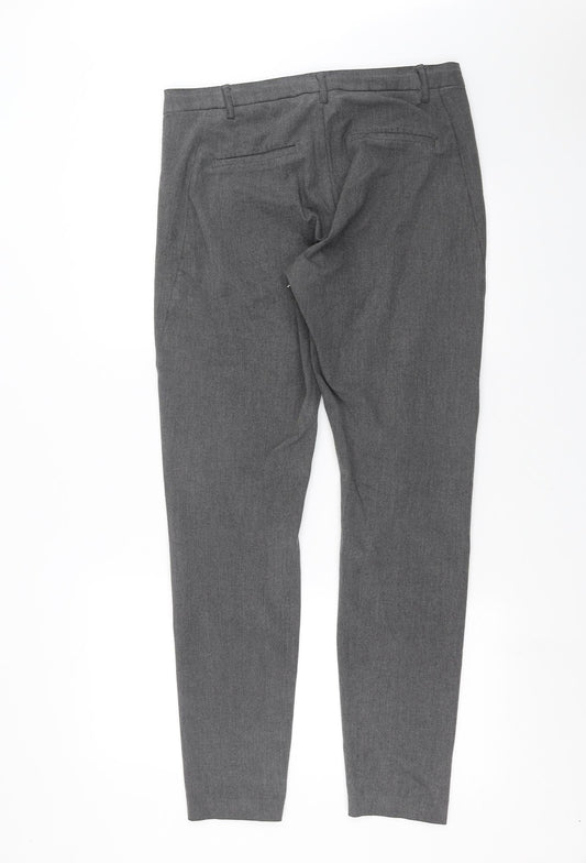 Five Units Womens Grey Trousers Size 34 in L31 in