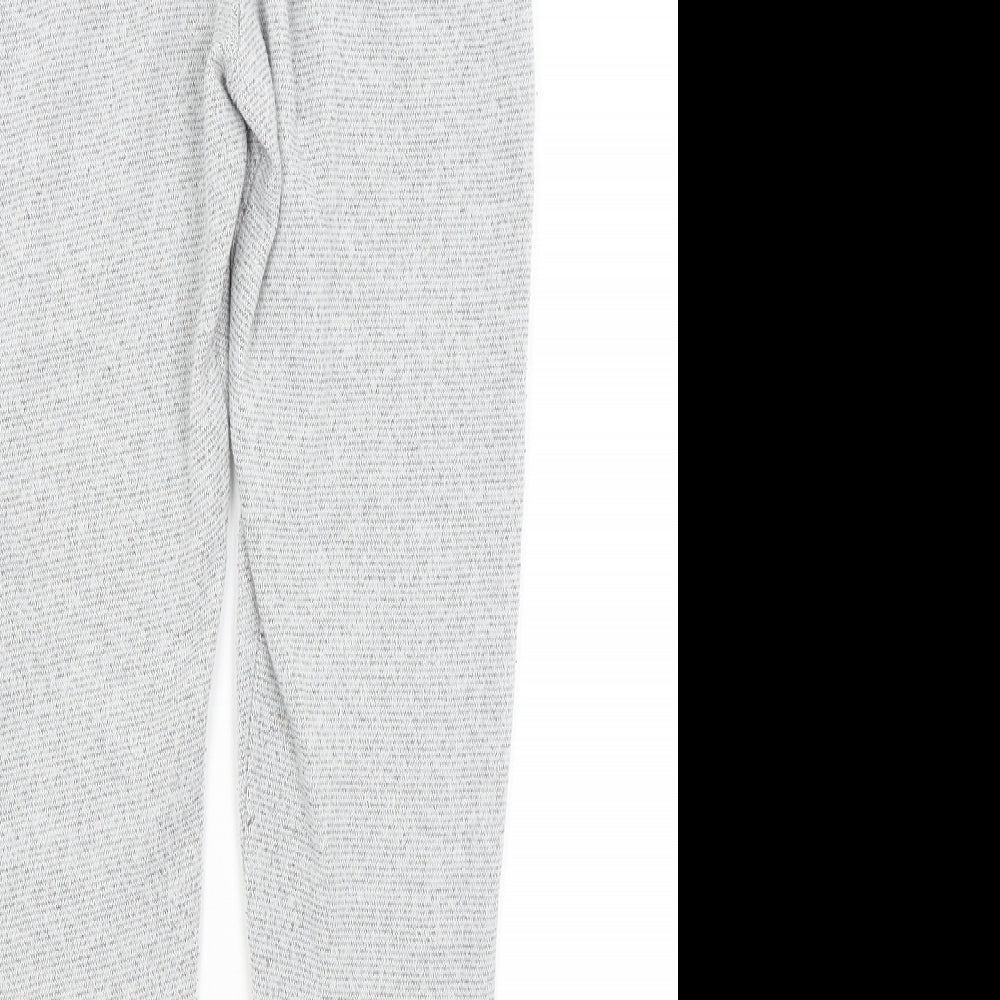 Silk Womens Grey Cropped Trousers Size S L23 in