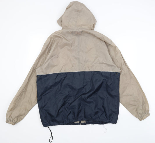 Carry Kag Mens Beige Rain Coat Coat Size M