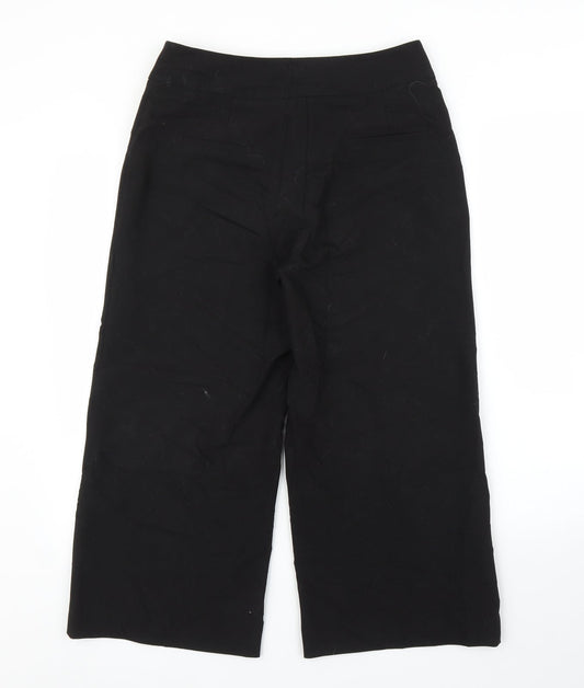 debe Womens Black Capri Trousers Size 10 L22 in