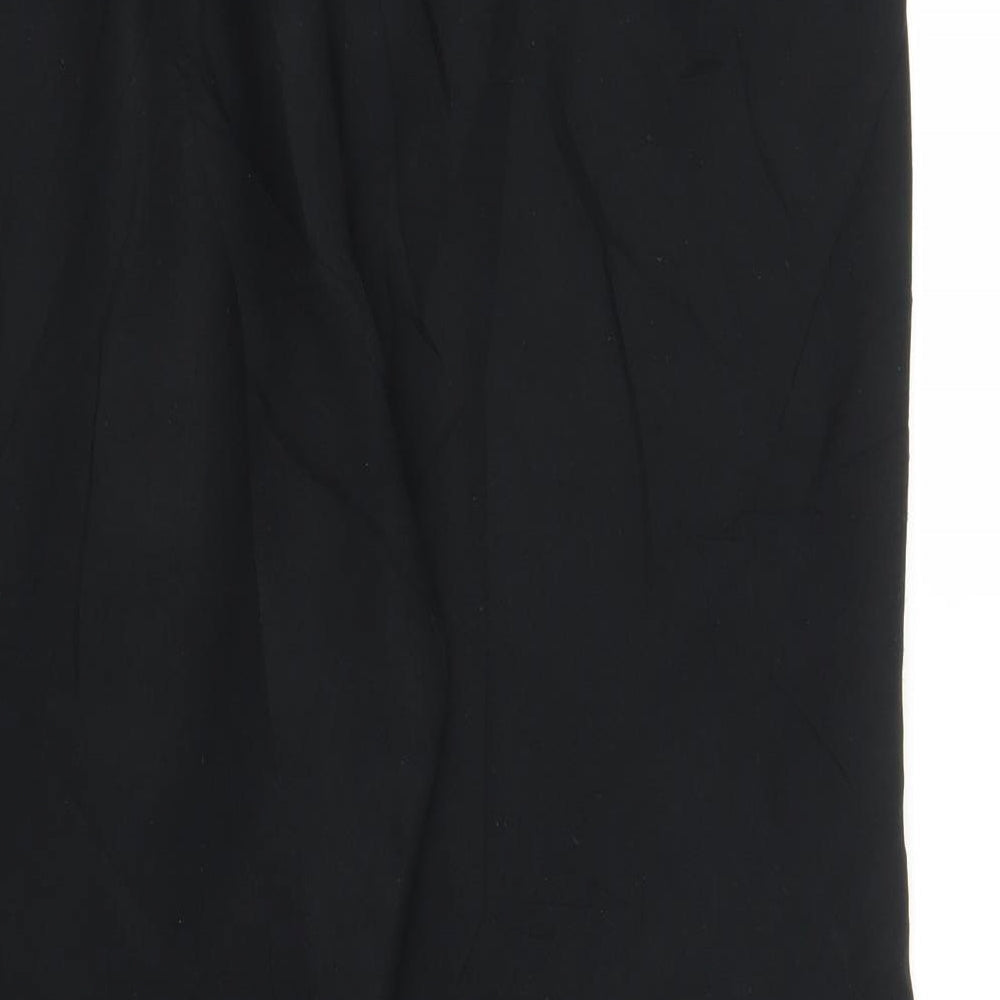 South Womens Black Trousers Size 16 L23 in