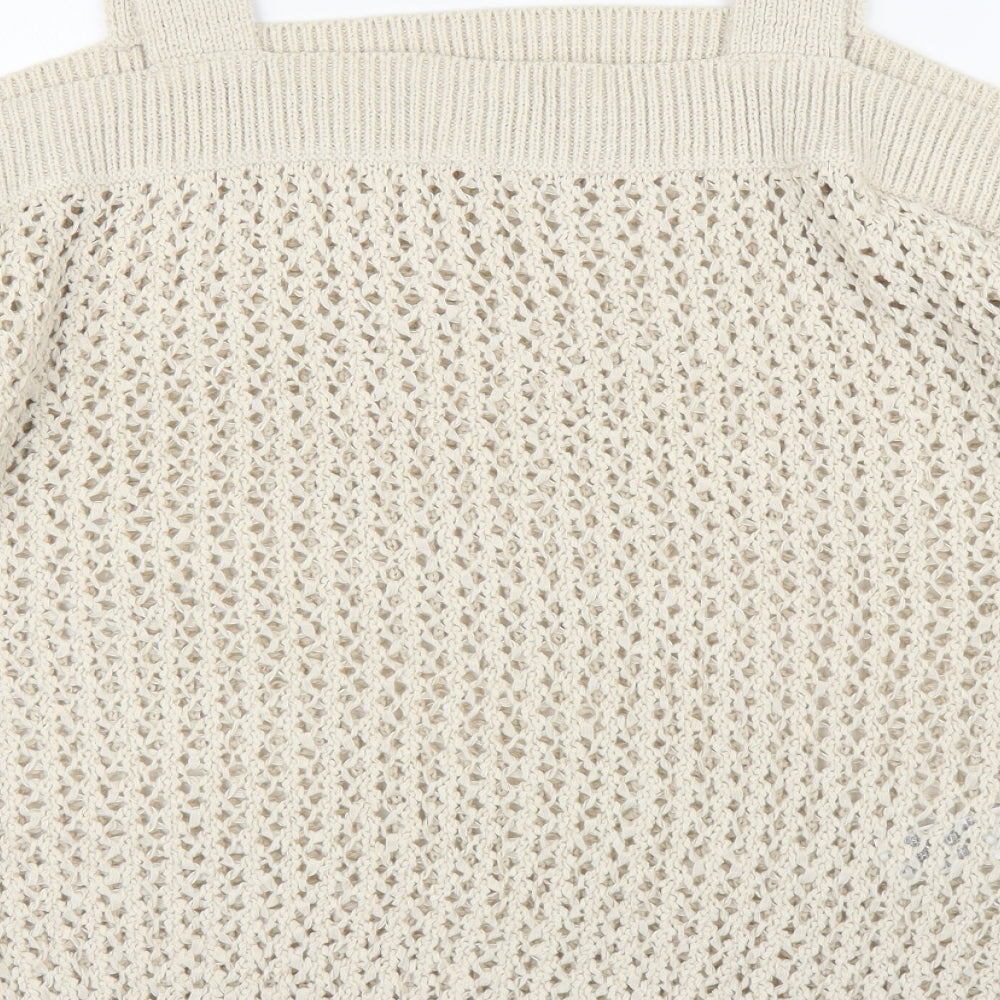 M&S Womens Beige Pullover Jumper Size L