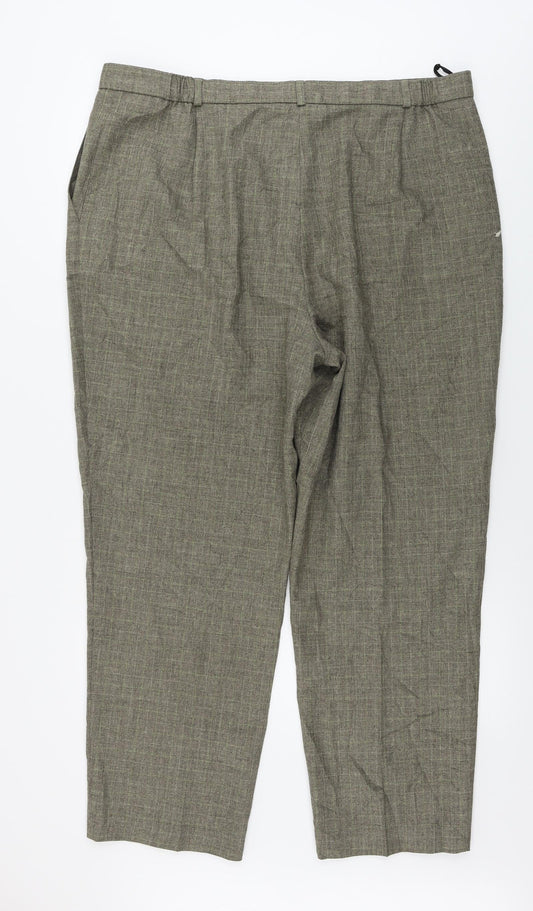 Marks and Spencer Mens Beige Trousers Size 22 L28 in