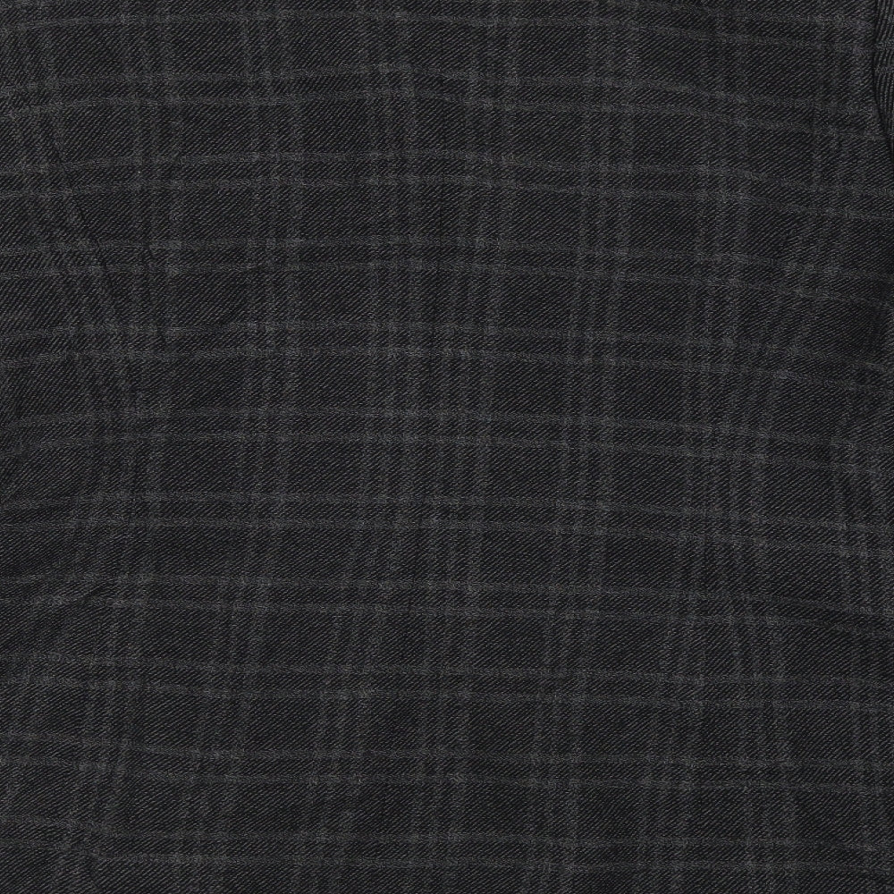 planet Womens Grey Check Jacket Blazer Size 12