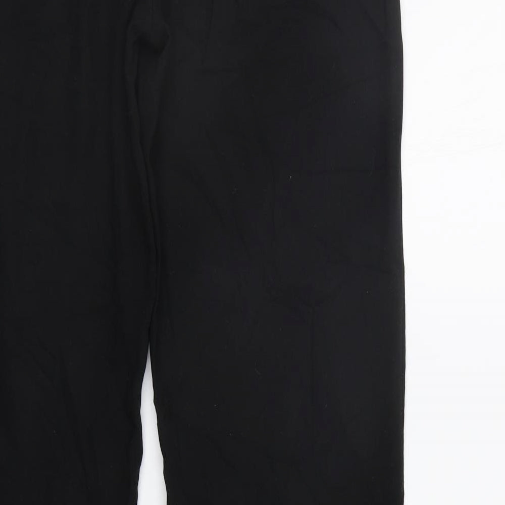 Marks and Spencer Womens Black Sweatpants Trousers Size 8 L30 in