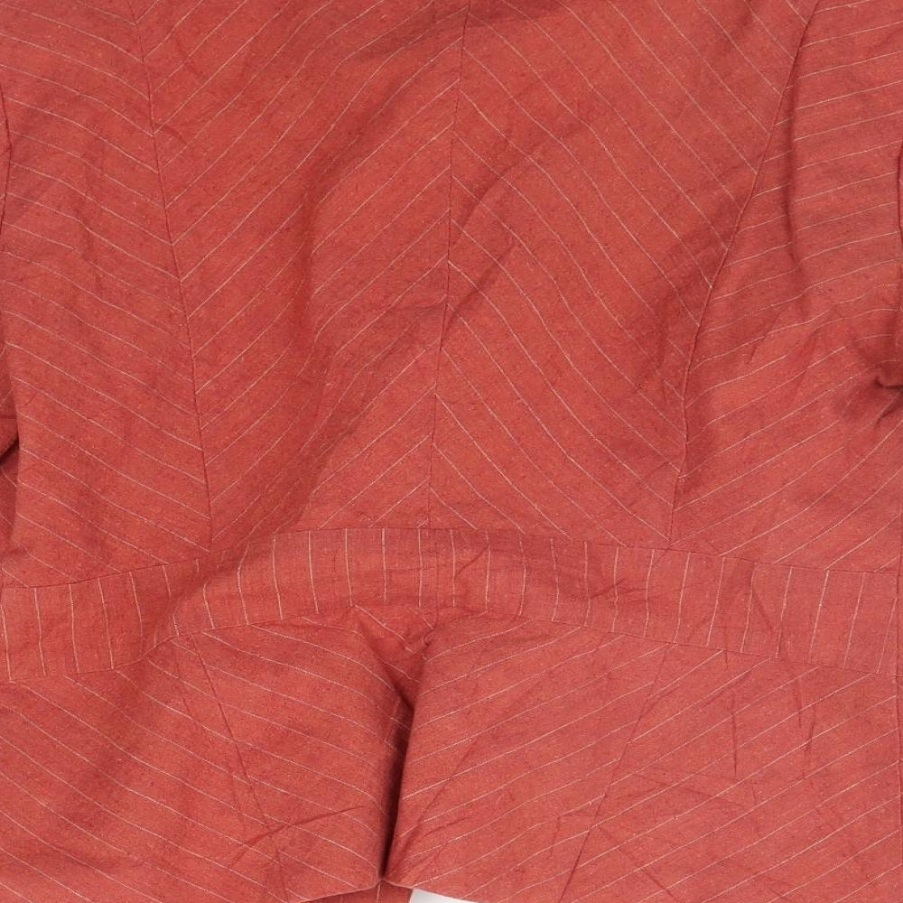 Per Una Womens Orange Jacket Suit Jacket Size 10