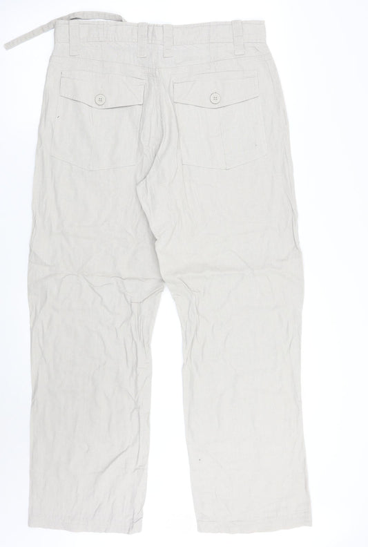 Dunes Womens Beige Trousers Size 32 L30 in