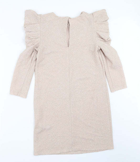 Miss Selfridge Womens Beige Bodycon Size 6