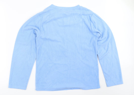 Forever Dreaming Womens Blue Solid Top Pyjama Top Size S