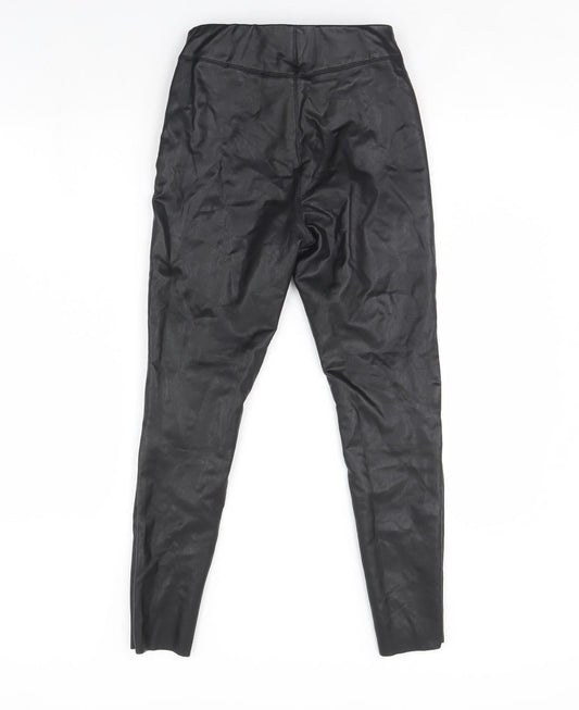 Topshop Womens Black Capri Leggings Size 6 L24 in