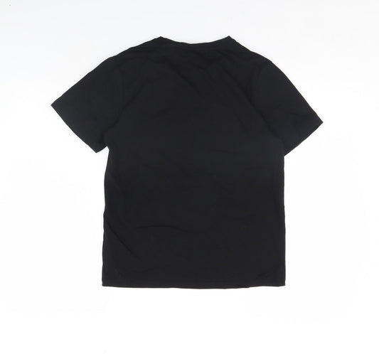 Wish Womens Black Basic T-Shirt Size S