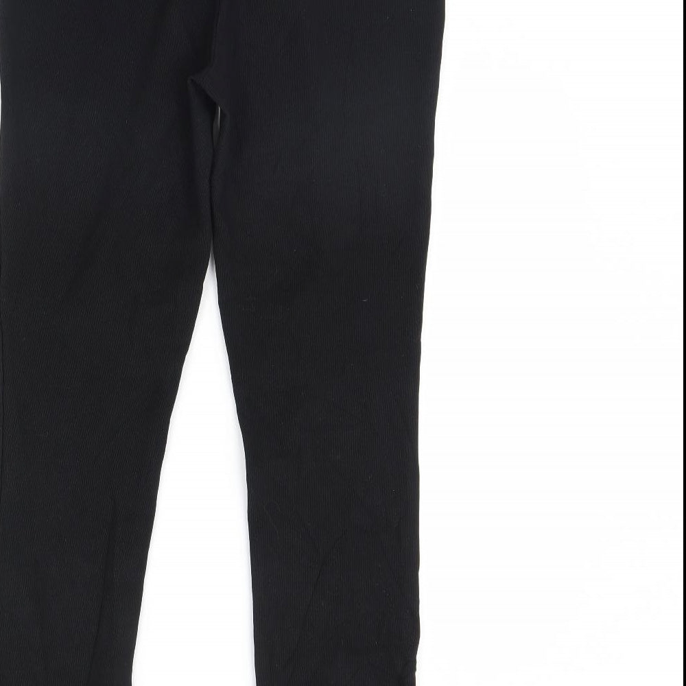 Preworn Womens Black Trousers Size S L28 in