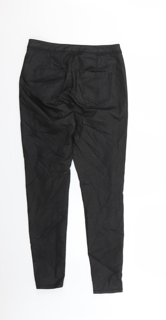 Dorothy Perkins Womens Black Straight Jeans Size 8 L27 in