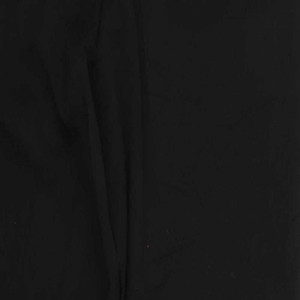 Marks and Spencer Womens Black Trousers Size 14 L25 in