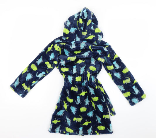 Dynamic Boys Multicoloured Geometric Robe Size 4-5 Years