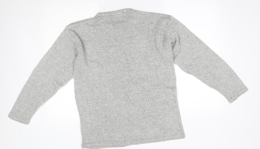 Moto Mens Green Pullover Jumper Size S