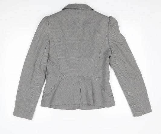 Atmosphere Womens Grey Check Jacket Blazer Size 12