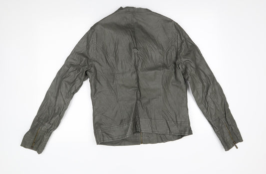 encuentro Womens Green Jacket Size M