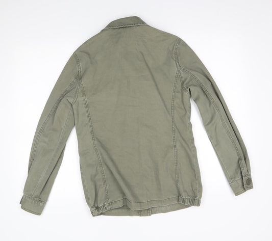 atmospjhere Womens Green Denim Jacket