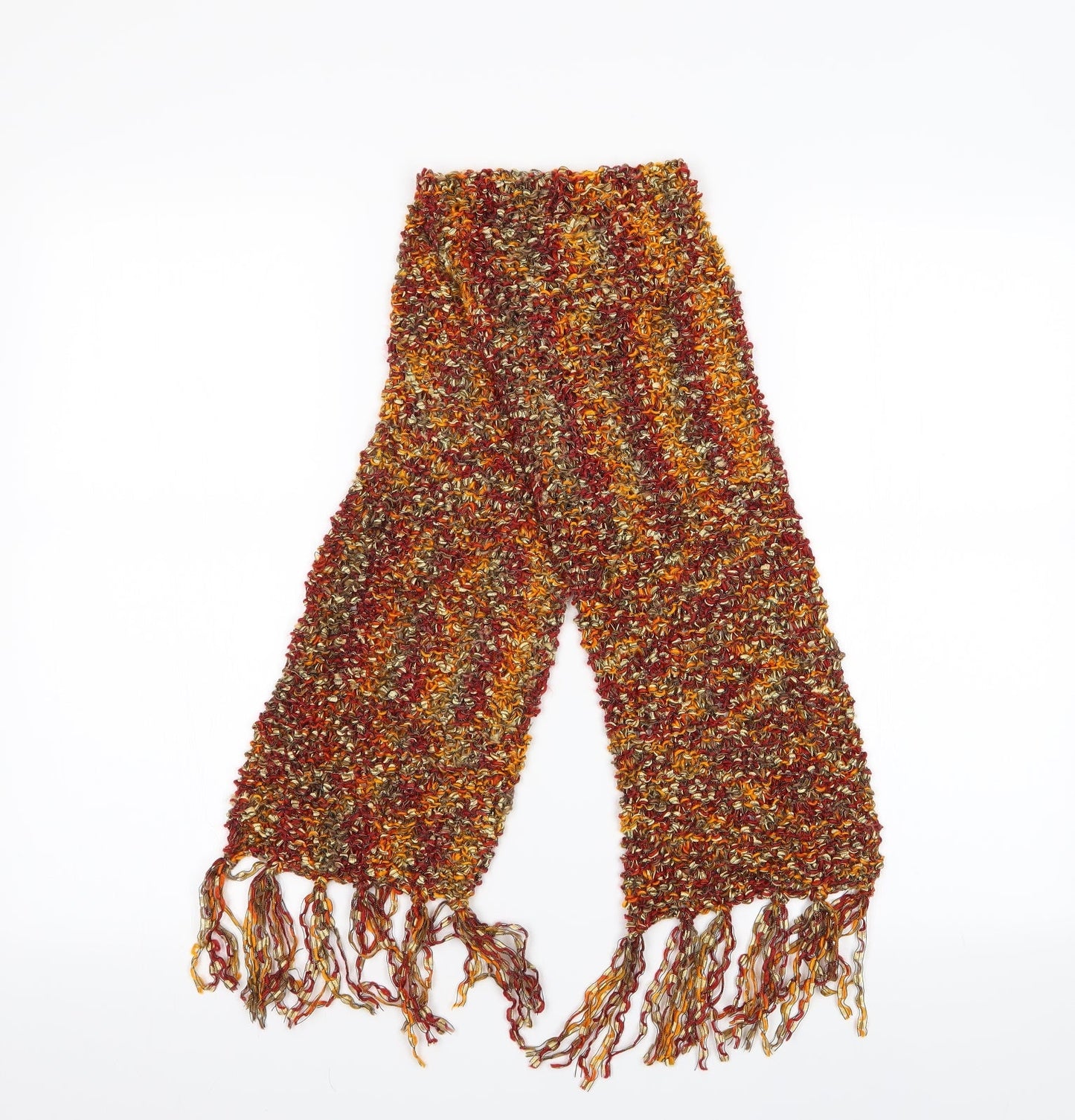 Preworn Womens Multicoloured Scarf - Shimmer Effect
