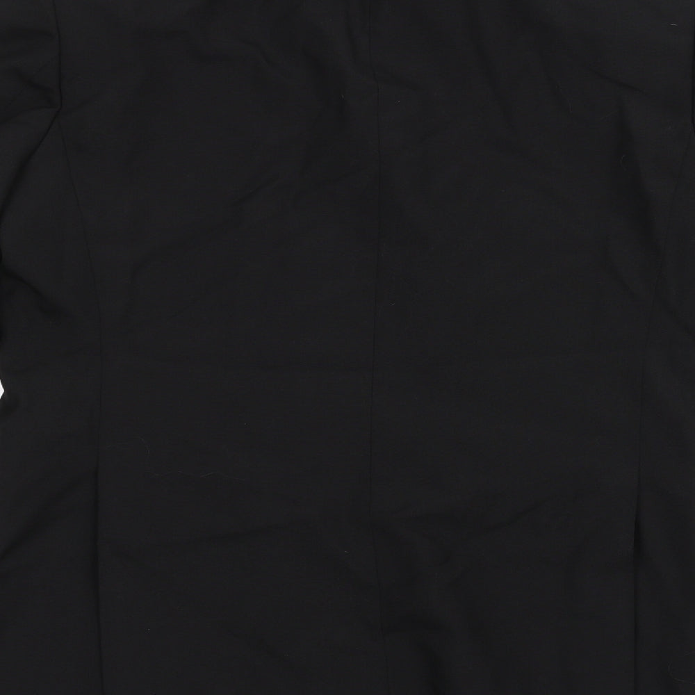 Preworn Mens Black Jacket Suit Jacket Size 40