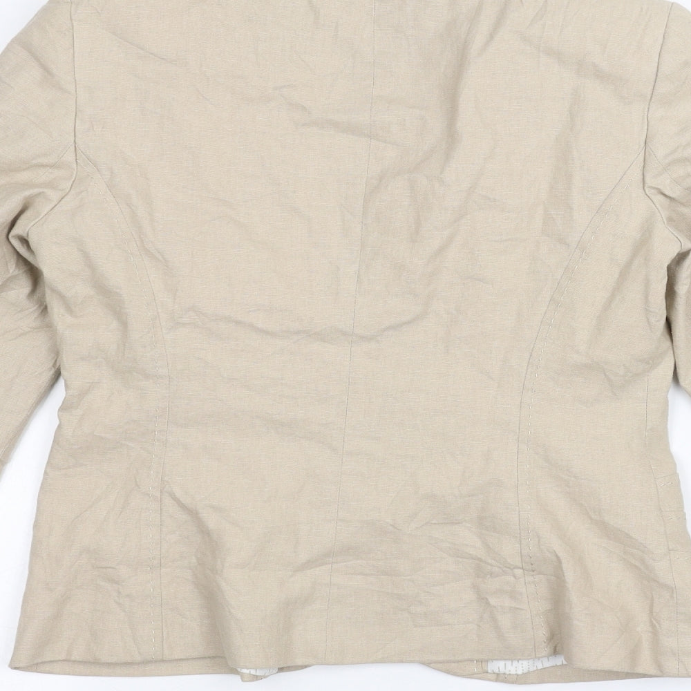 Marks and Spencer Womens Beige Jacket Size 10
