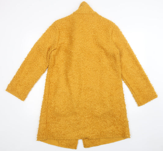 Preworn Womens Yellow Overcoat Coatigan