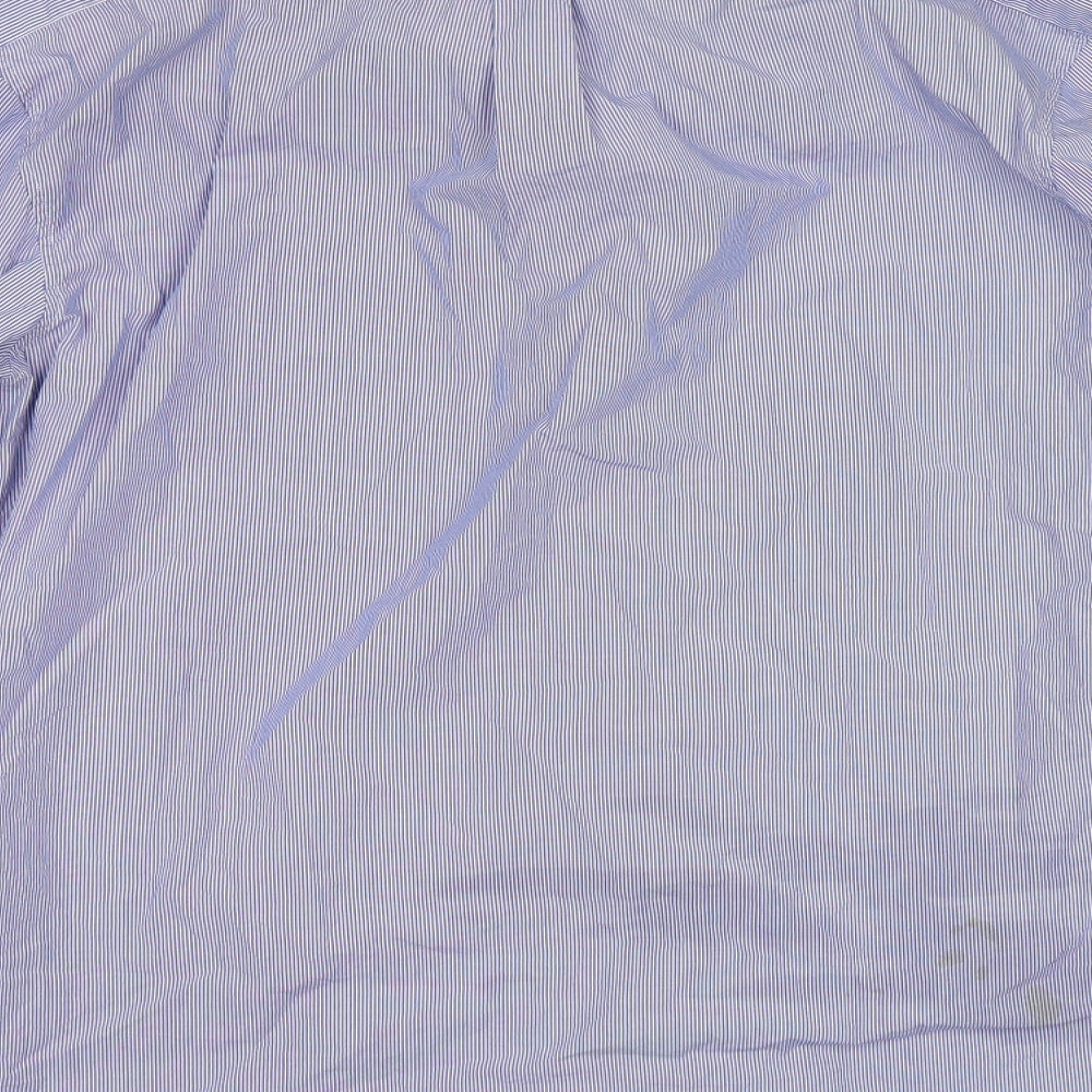 Gap Mens Blue Striped Button-Up Size M