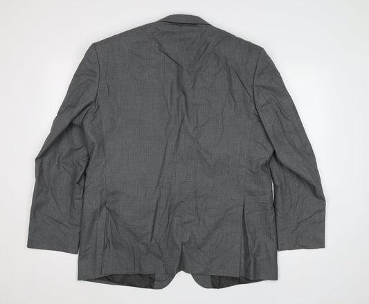 Ocassions Mens Grey Jacket Blazer Size 44
