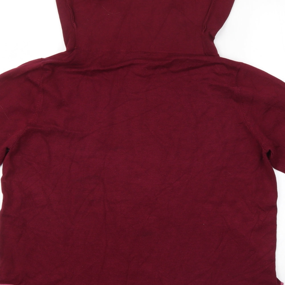 Mitzy Womens Purple Pullover Jumper Size M