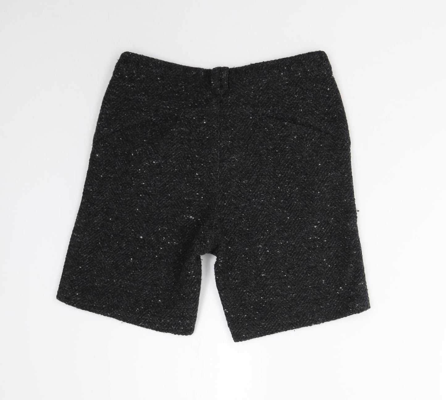 Chariss Womens Grey  Knit Utility Shorts Size 10