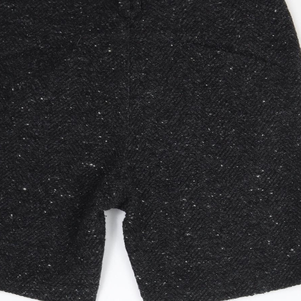 Chariss Womens Grey  Knit Utility Shorts Size 10