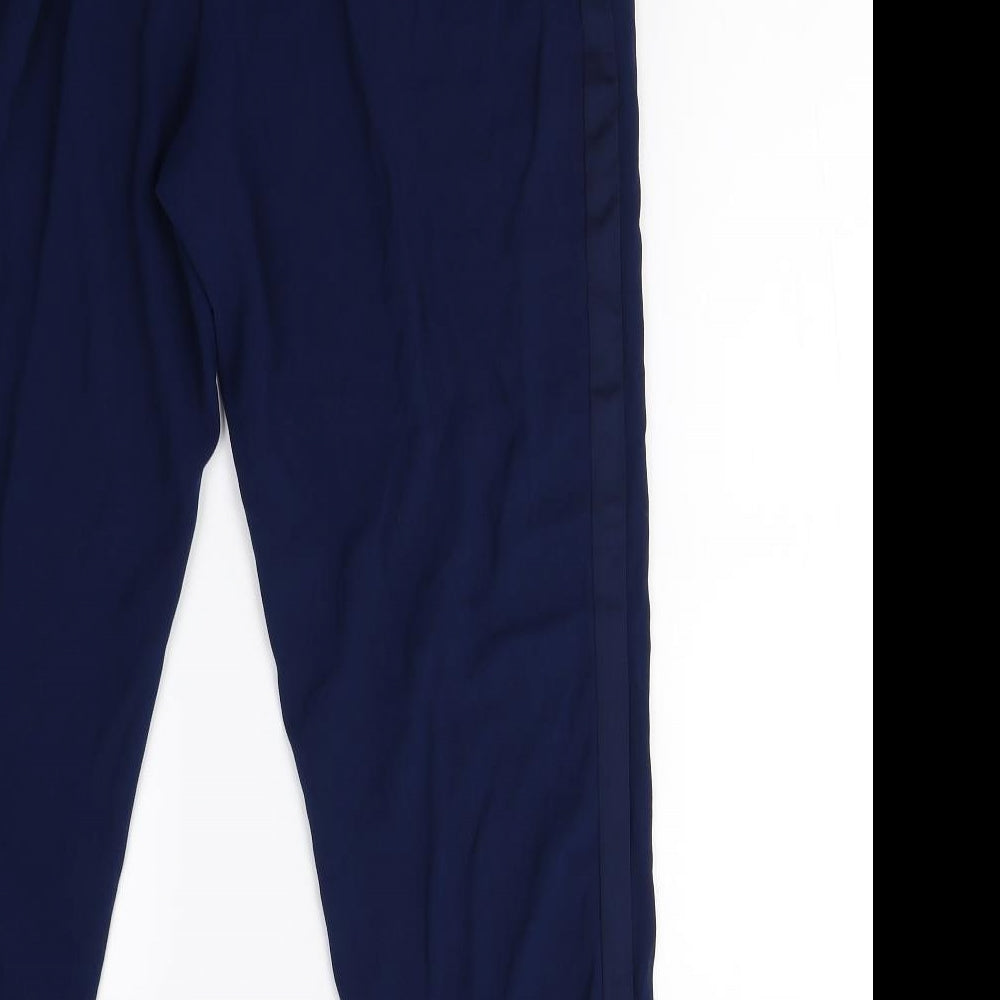M&S Mens Blue Sweatpants Trousers Size 18 L28 in