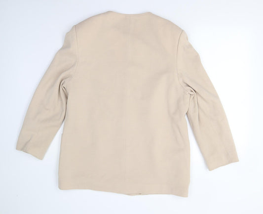 Karpelle Womens Beige Jacket Size 16
