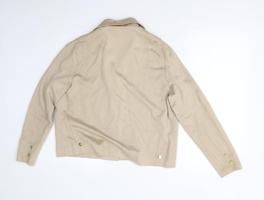 Chavasot Womens Beige Jacket Size 12